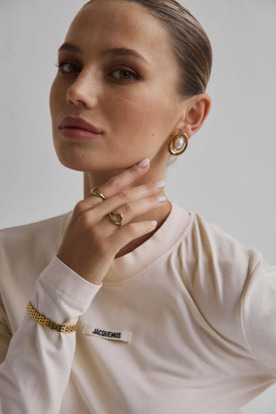 Palma Earrings - Gold