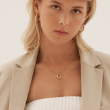 Hailey Hoops - Gold Earrings Twenty Compass   