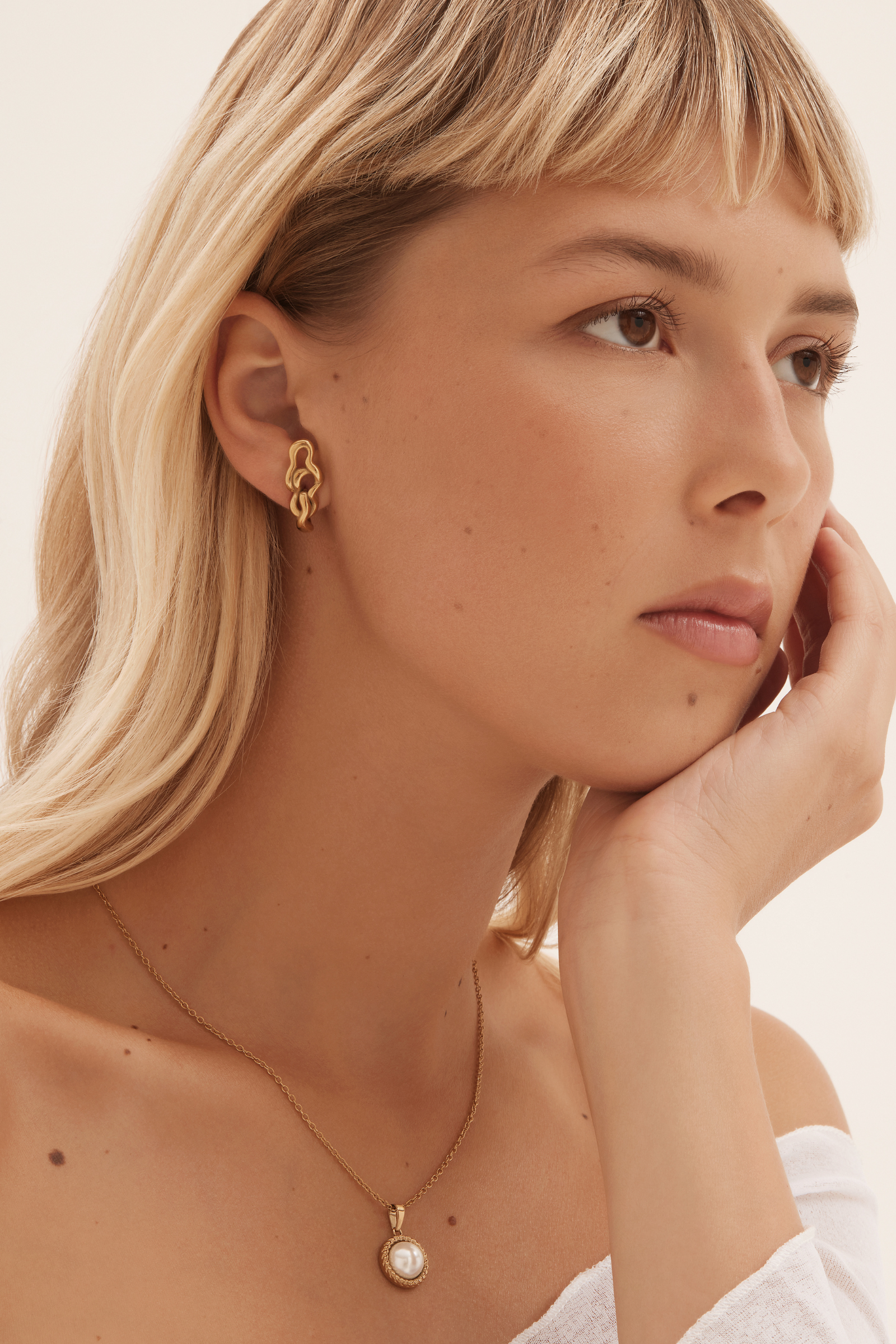 Paloma Necklace - Gold Necklaces Twenty Compass   