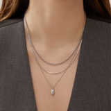 Saint Necklace - Silver Necklaces TwentyCompass   