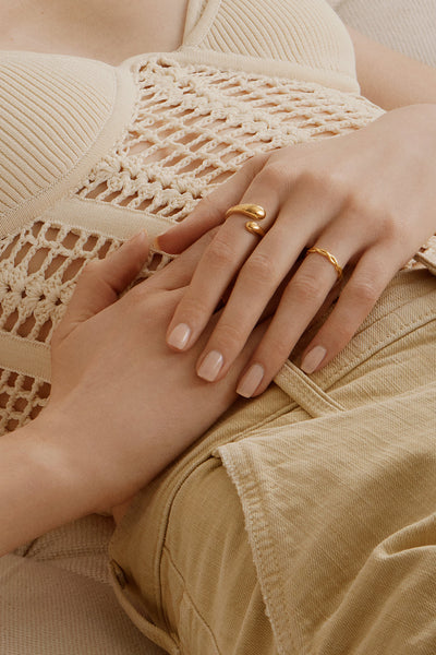 Double Dome Ring - Gold
