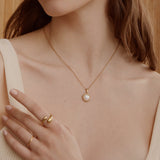 Double Dome Ring - Gold Rings Twenty Compass   