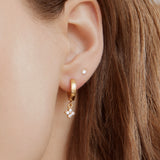 Merveilles Hoops - Gold Earrings Twenty Compass   