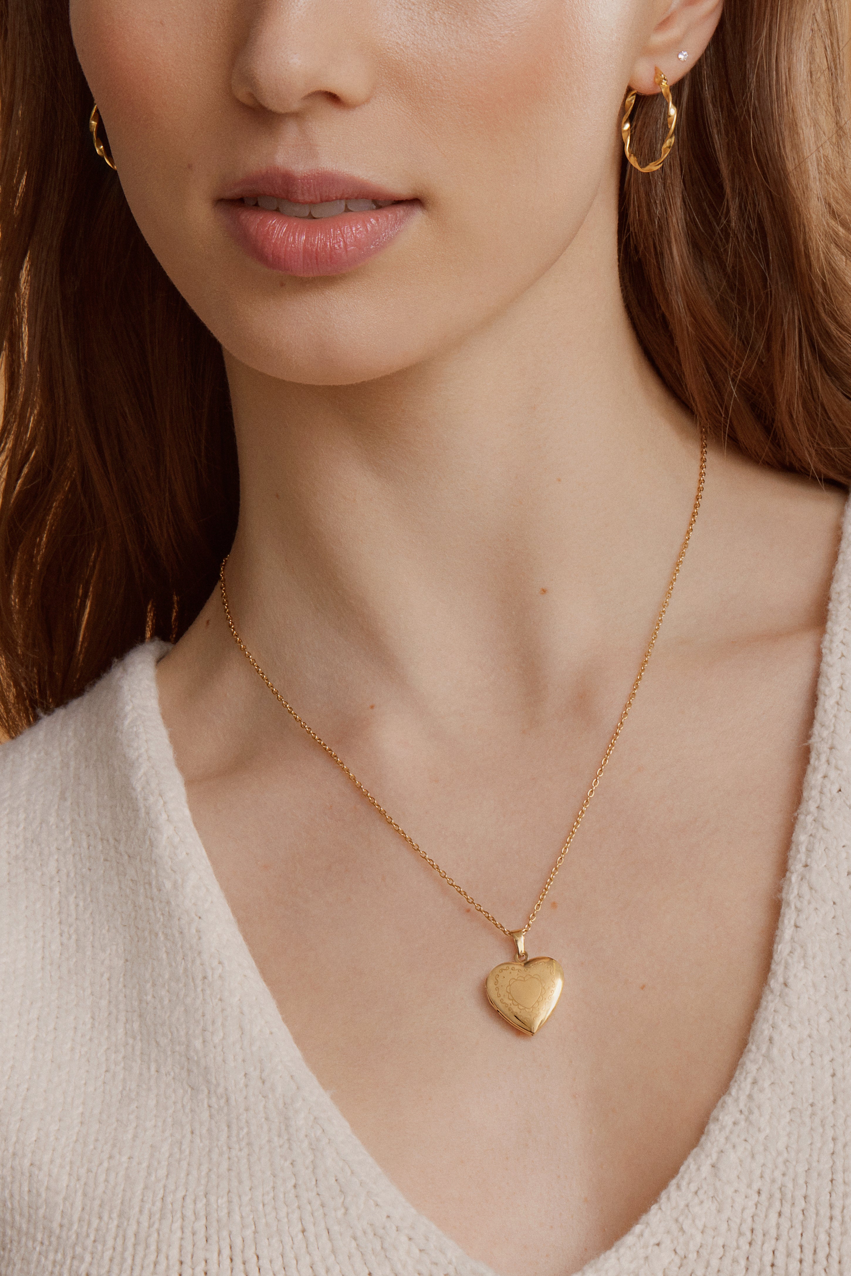 Souvenirs Hoops - Gold Earrings Twenty Compass   