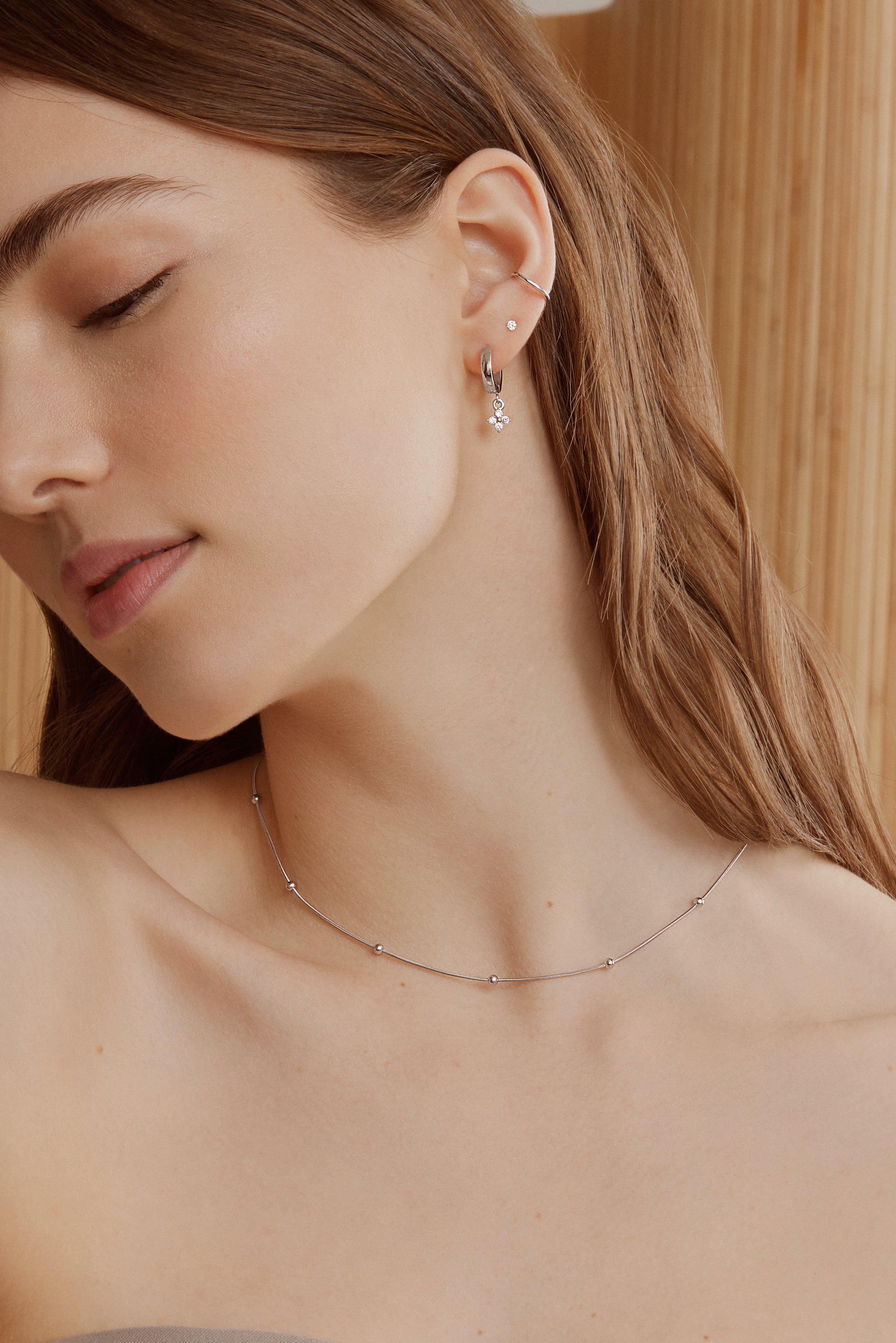Aura Necklace - Silver Necklaces Twenty Compass   