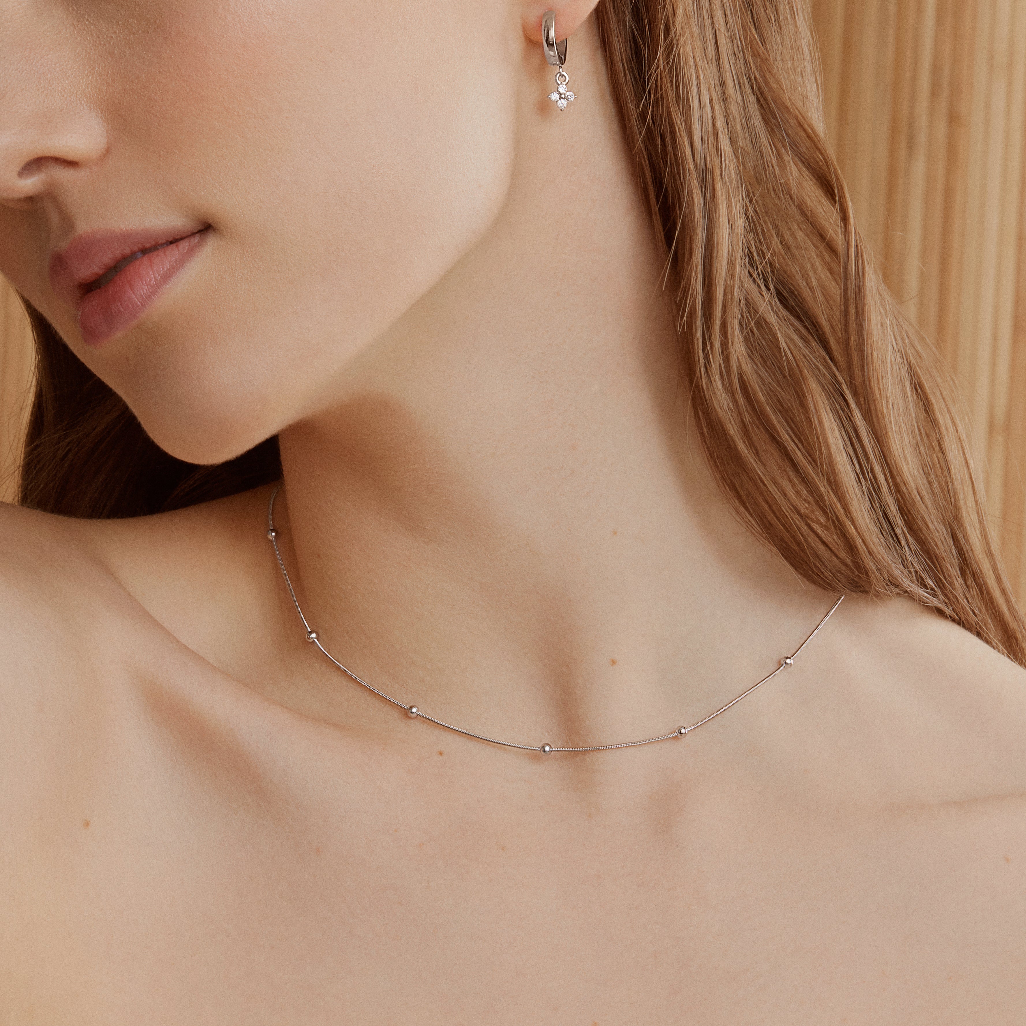 Aura Necklace - Silver Necklaces Twenty Compass   