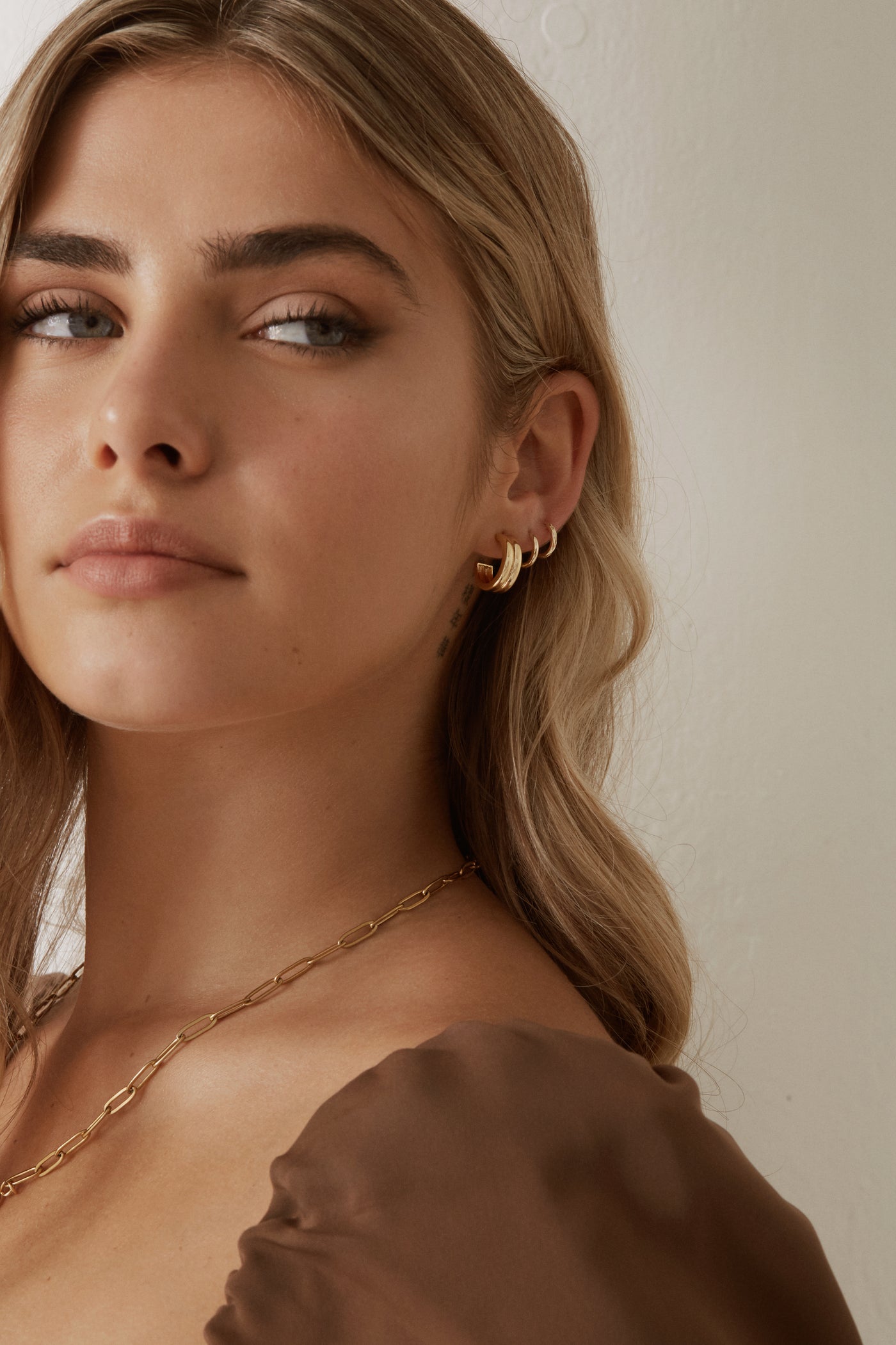 Marilou Earrings - Gold Earrings Twenty Compass    Marilou Earrings - Gold