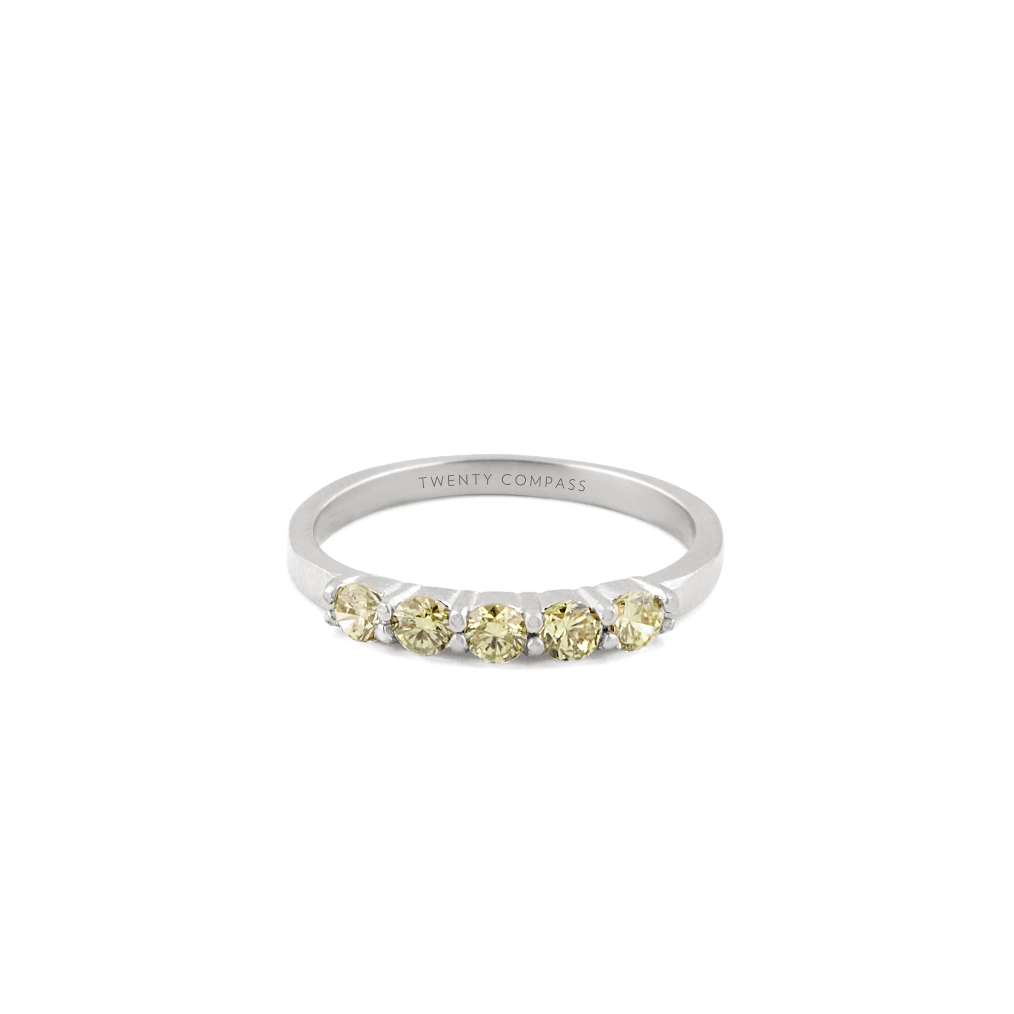 Gem Ring - Silver Rings Twenty Compass   
