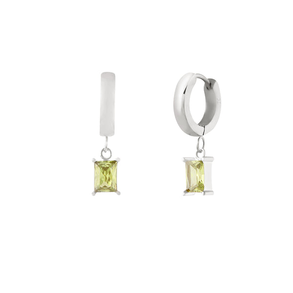 Limetta Hoops - Silver Earrings Twenty Compass    Anneaux Limetta - Argent