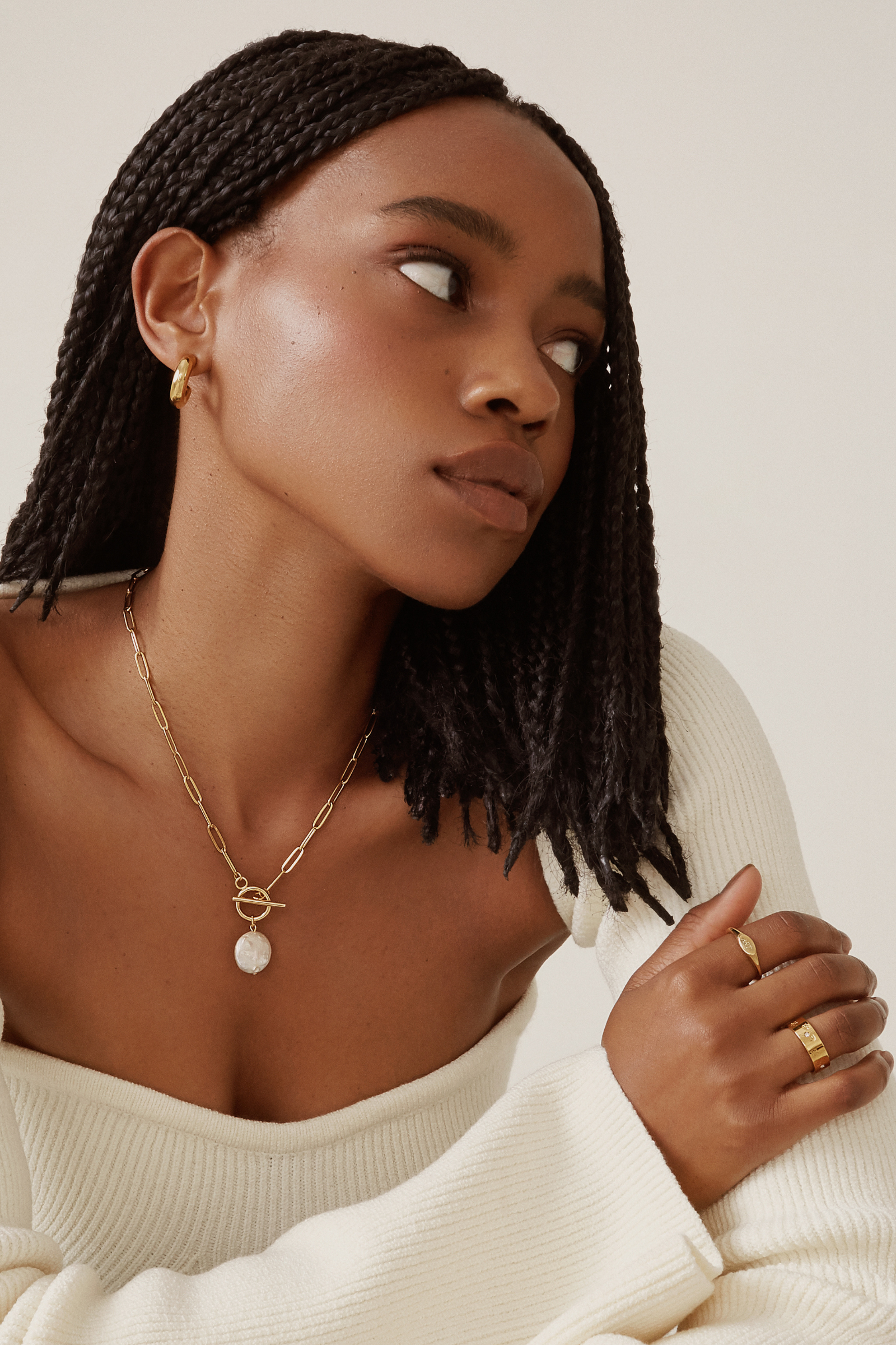 Iconic Earrings - Gold Earrings Twenty Compass   