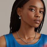 Jude Necklace - Silver Necklaces Twenty Compass   