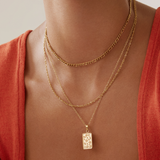 Work of Art Necklace - Gold Necklaces Twenty Compass   