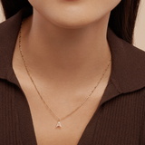 Letter Necklace - 10 Karat Gold Necklaces Compass Luxe   