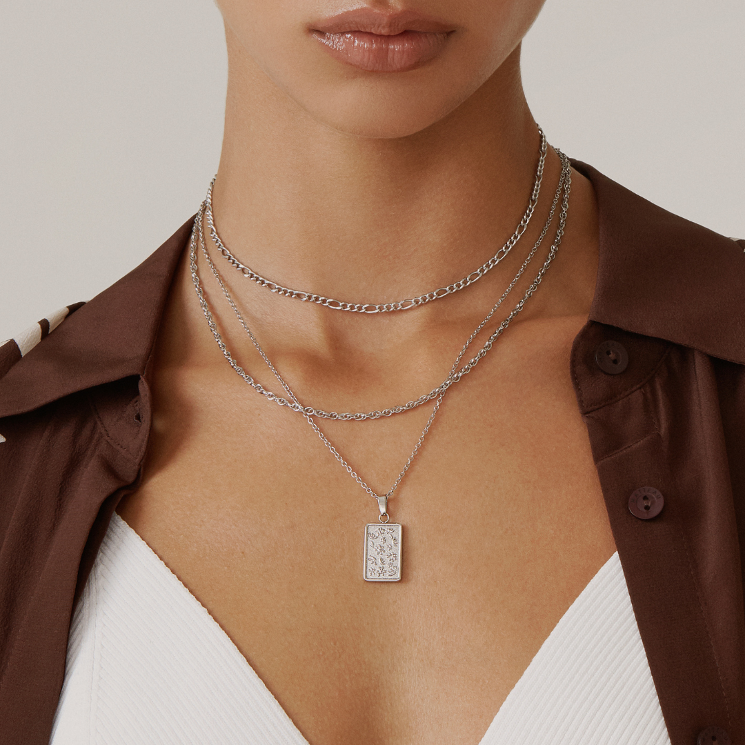 Vivienne Choker - Silver Necklaces Twenty Compass   
