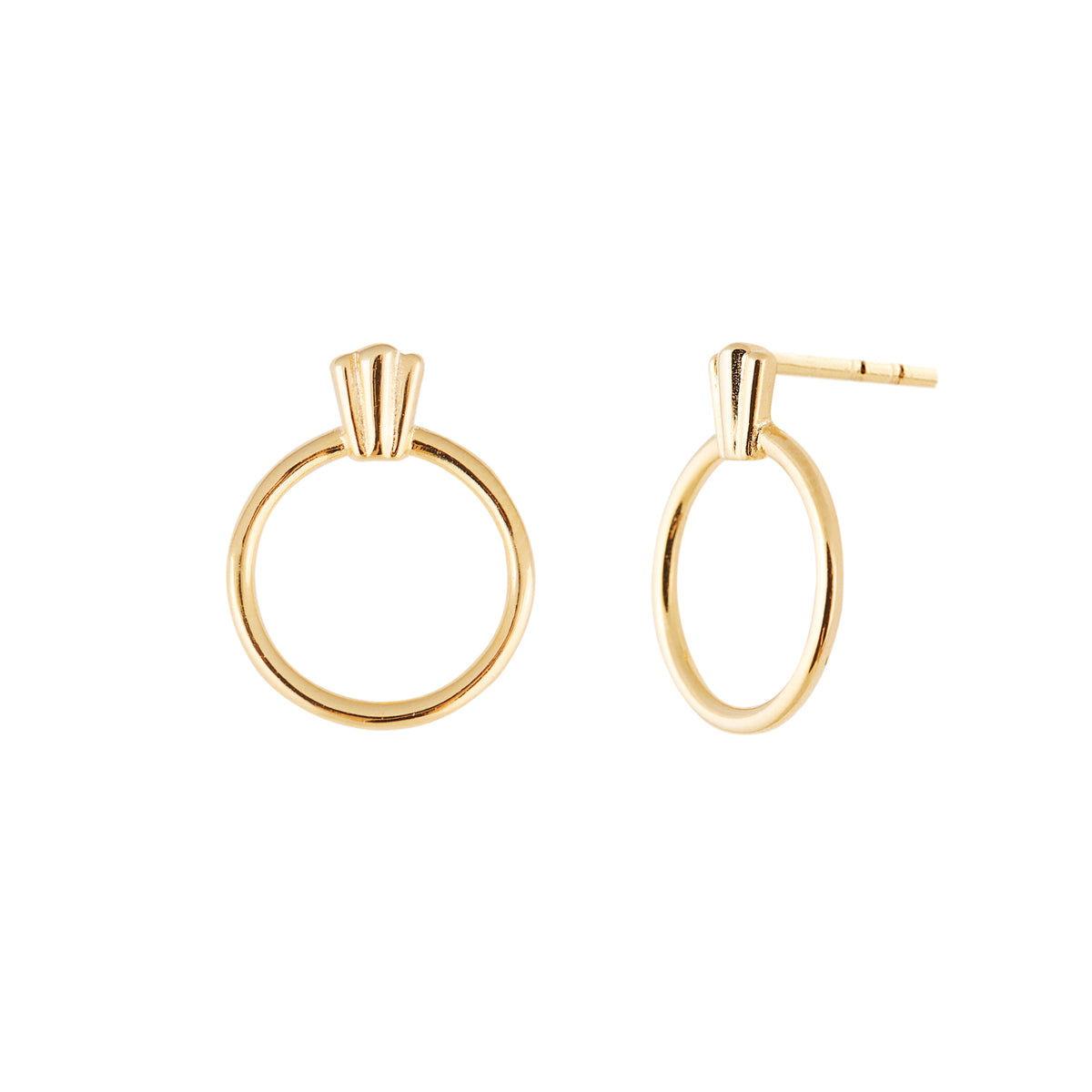 Laure Earrings - Gold Vermeil