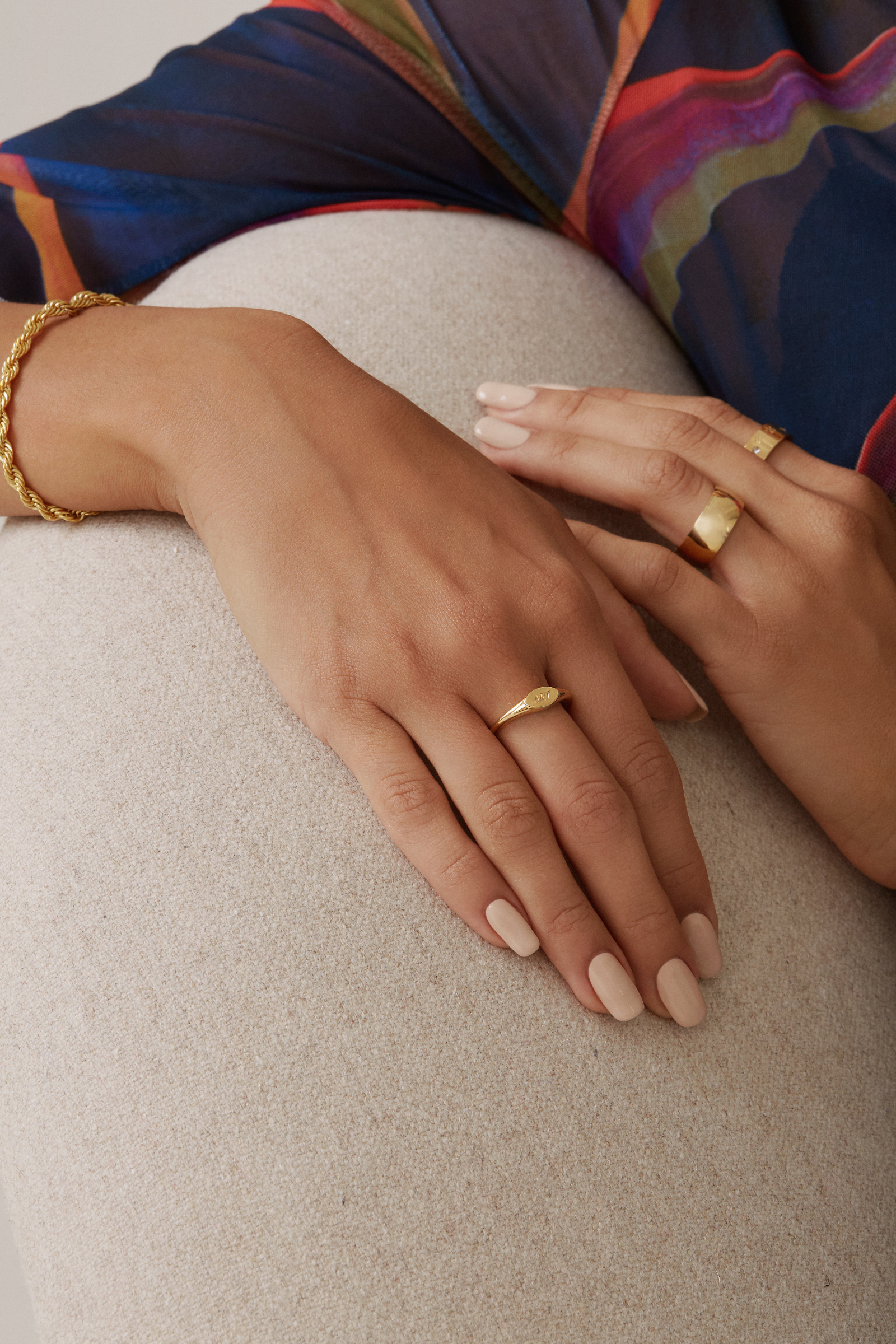 Art Ring - Gold Rings Twenty Compass   