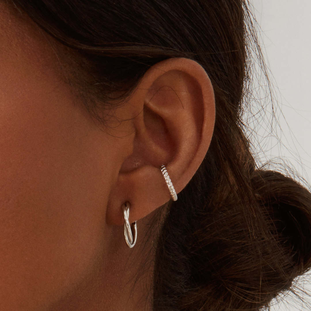 Biarritz Hoops - Silver Earrings Twenty Compass   