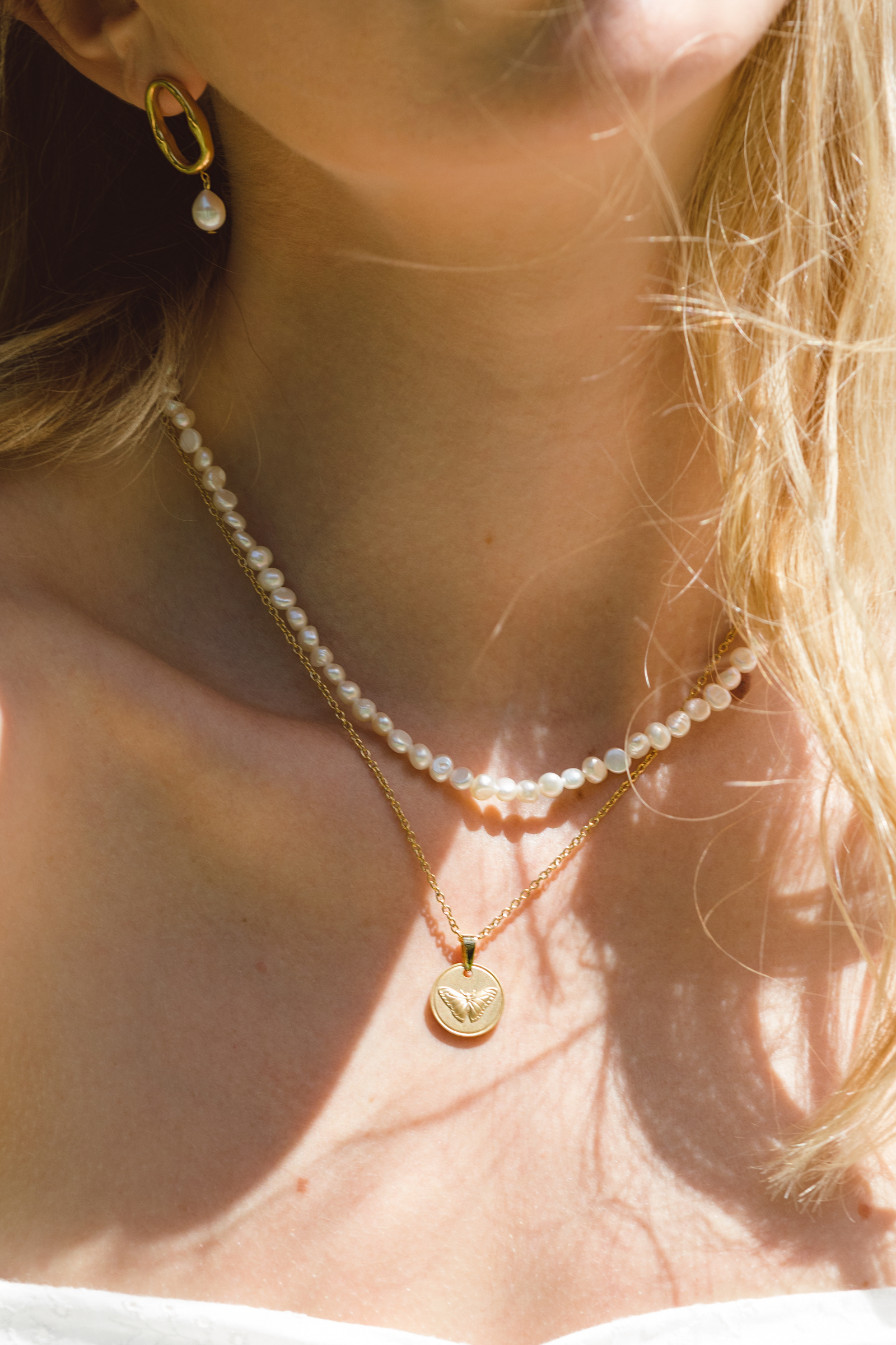 Butterfly Necklace - Gold Necklaces Twenty Compass   