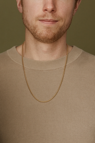 Box Necklace - Gold