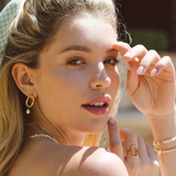 Dolce Vita Earrings - Gold Earrings Twenty Compass   