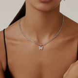 Muse Necklace - Silver Necklaces Twenty Compass   