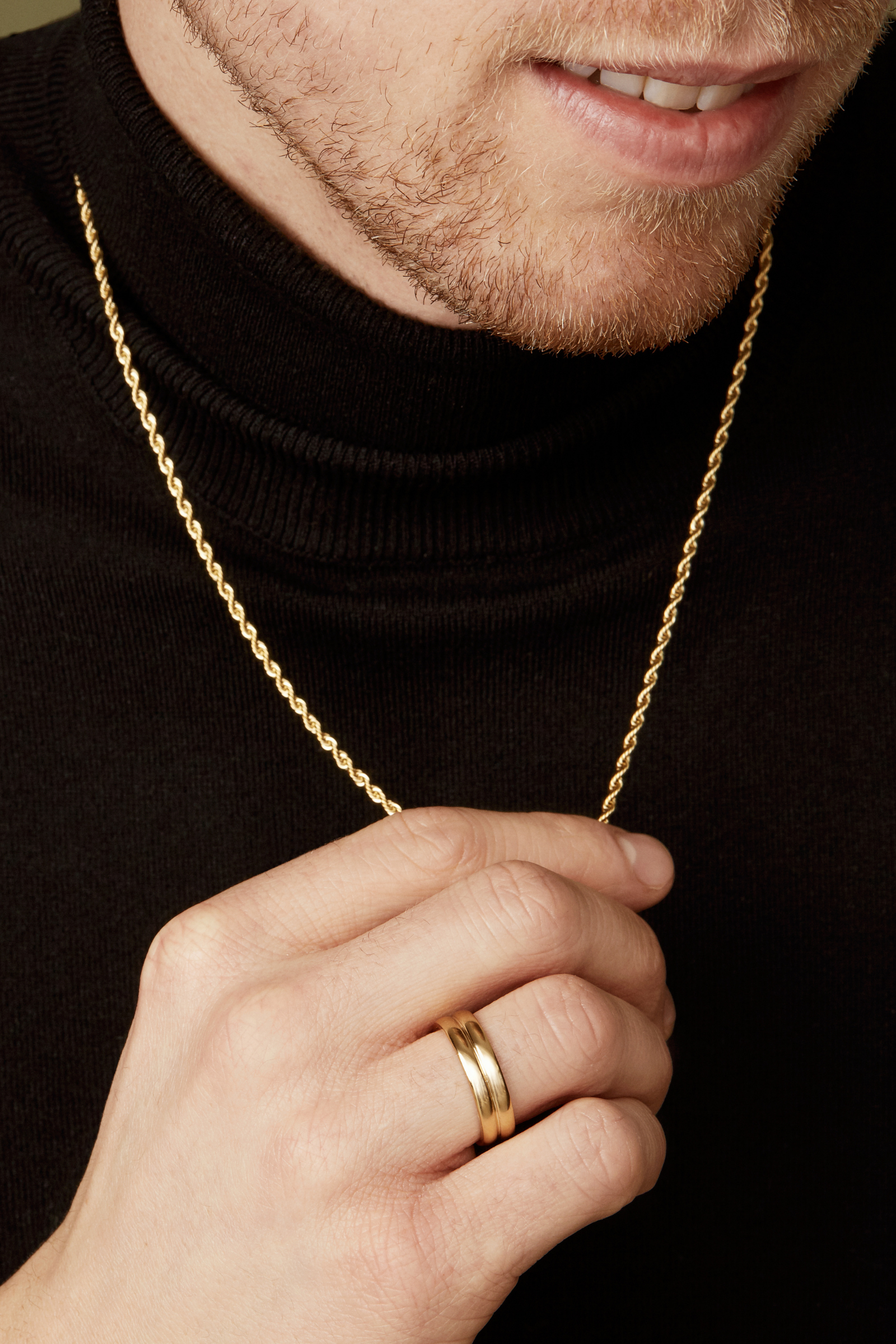 2mm Rope Necklace - Gold Necklaces Twenty Compass   