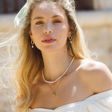 Azur Pearl Necklace Necklaces Twenty Compass   