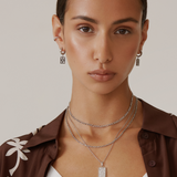 Work of Art Hoops - Silver Earrings Twenty Compass   