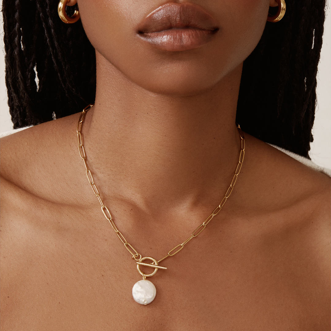 Gaia Necklace - Gold Necklaces Twenty Compass   