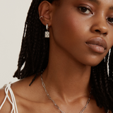 Work of Art Hoops - Silver Earrings Twenty Compass   