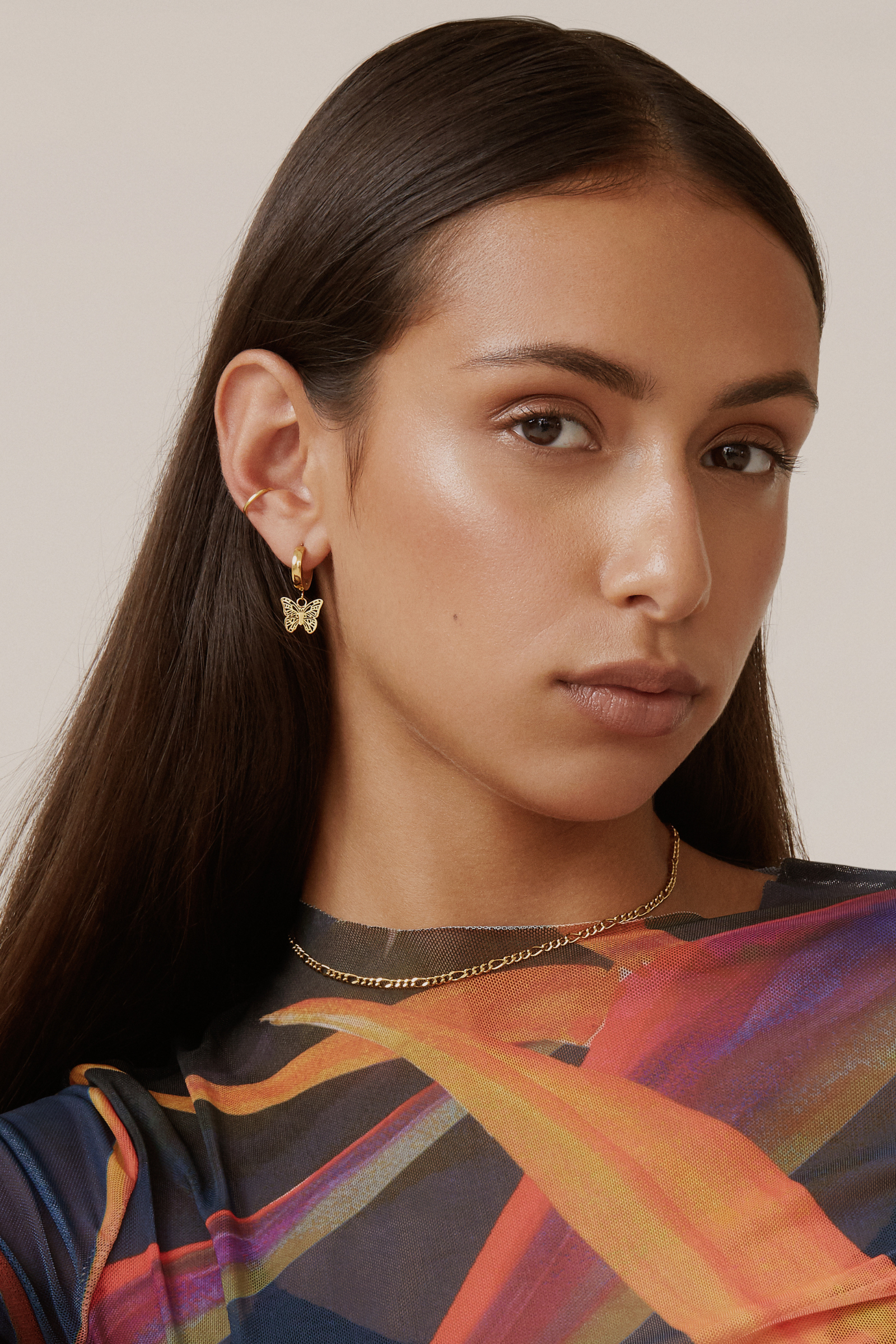 Vivienne Choker - Gold Necklaces Twenty Compass   