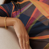 Vivienne Choker - Gold Necklaces Twenty Compass   