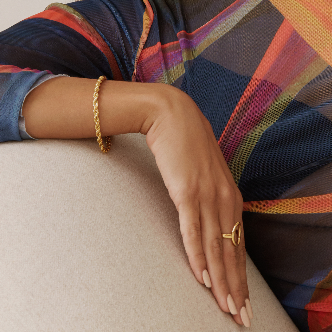 Romance Bracelet - Gold Bracelets TwentyCompass   