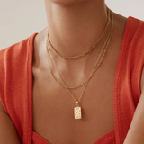 Work of Art Necklace - Gold Necklaces Twenty Compass   
