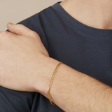 Cuban Bracelet - Gold Bracelets Twenty Compass   