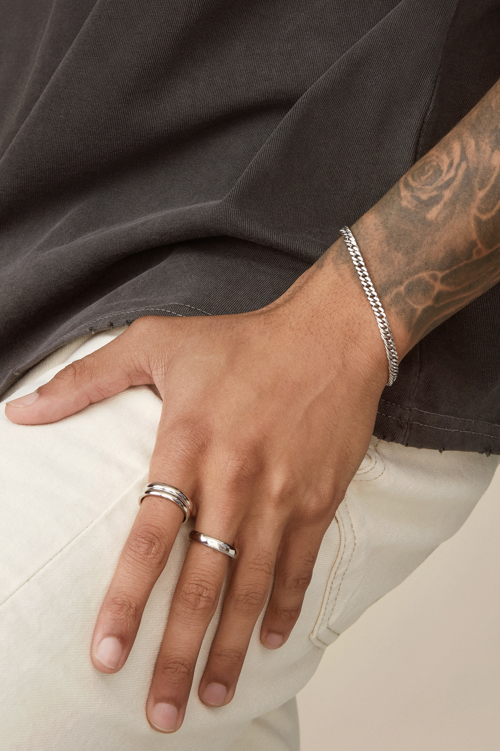 Miami Bracelet - Silver Bracelets Twenty Compass   