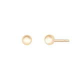 Tiny Spheres Stud Earrings - 14 Karat Gold Earrings Compass Luxe   