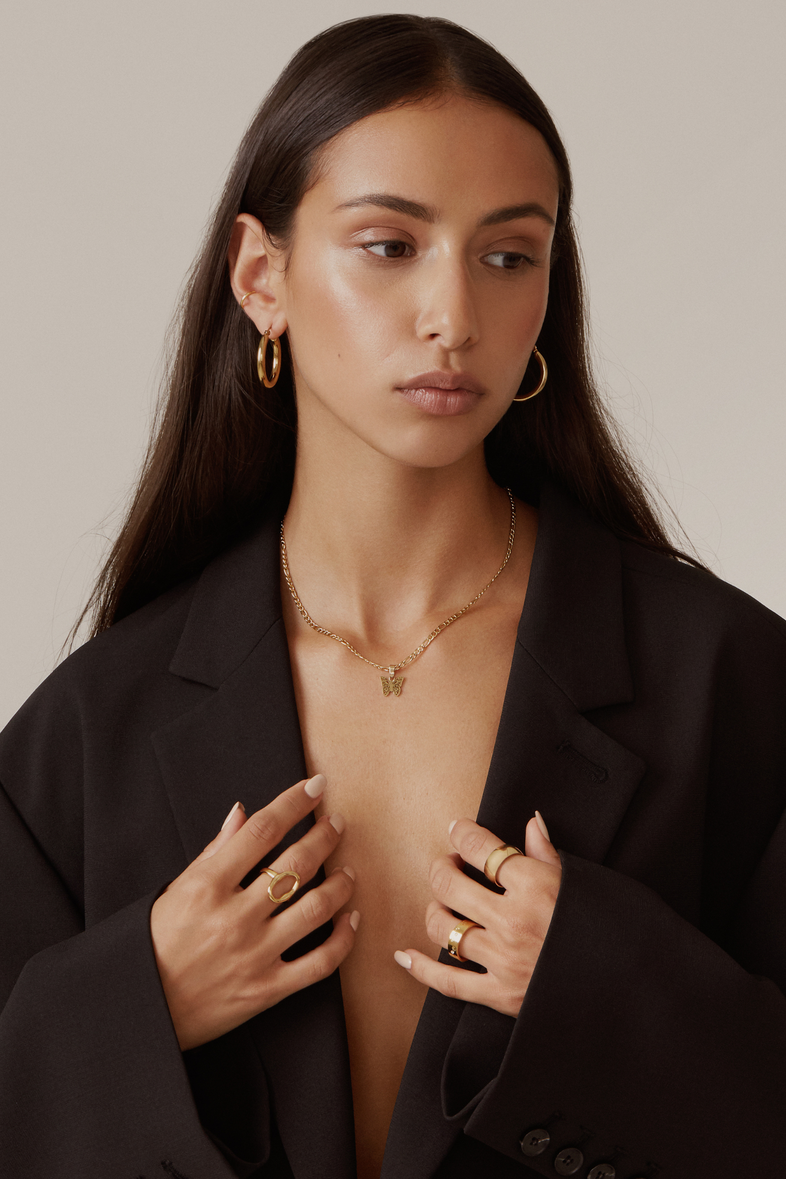 Muse Necklace - Gold Necklaces Twenty Compass   
