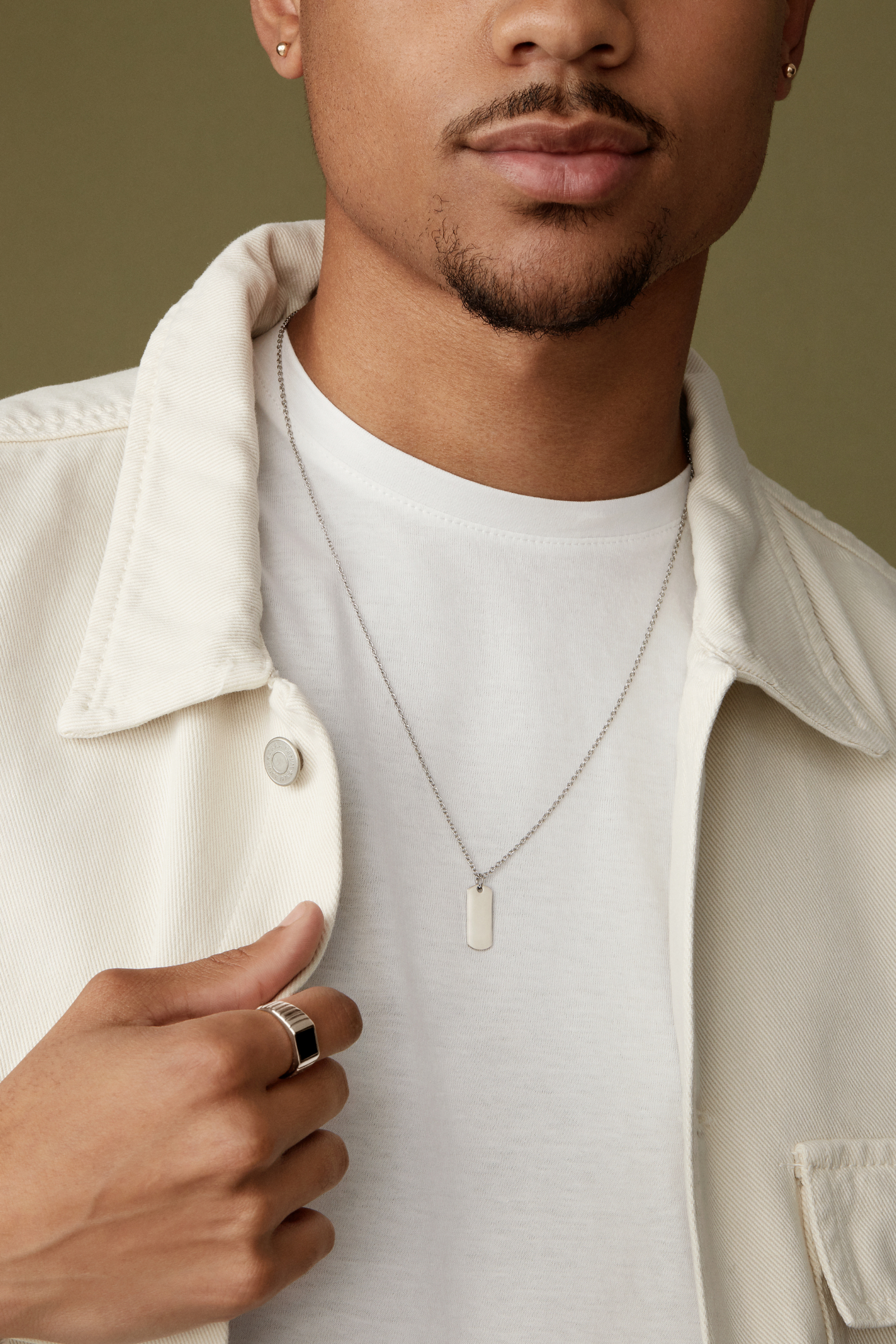 York Necklace - Silver Necklaces Twenty Compass   