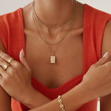 Work of Art Necklace - Gold Necklaces Twenty Compass   