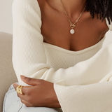 Gaia Necklace - Gold Necklaces Twenty Compass   