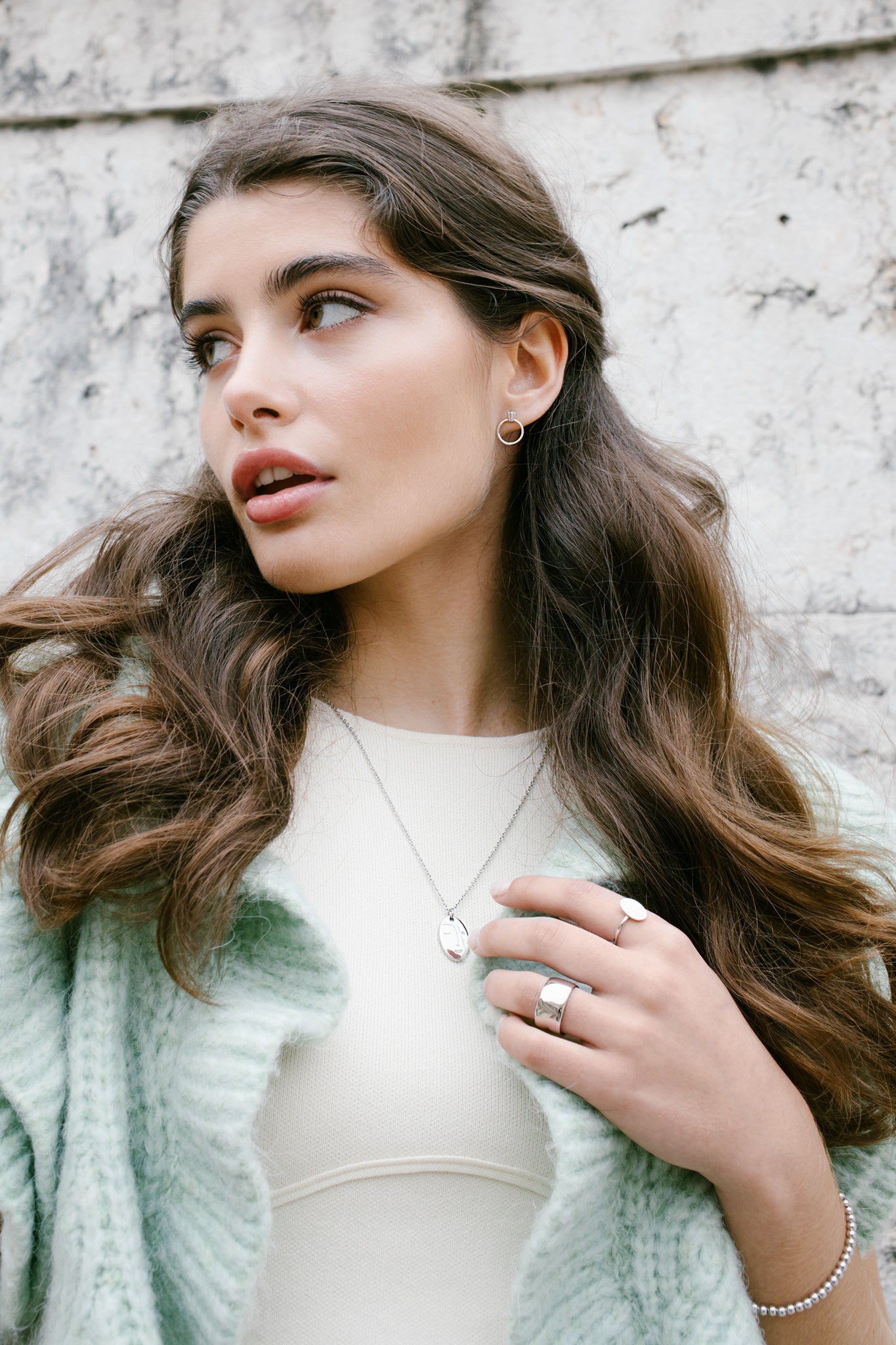 Beauty Necklace - Silver Necklaces Twenty Compass   