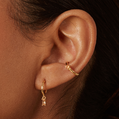 Sundazed Ear Cuff - Gold Vermeil
