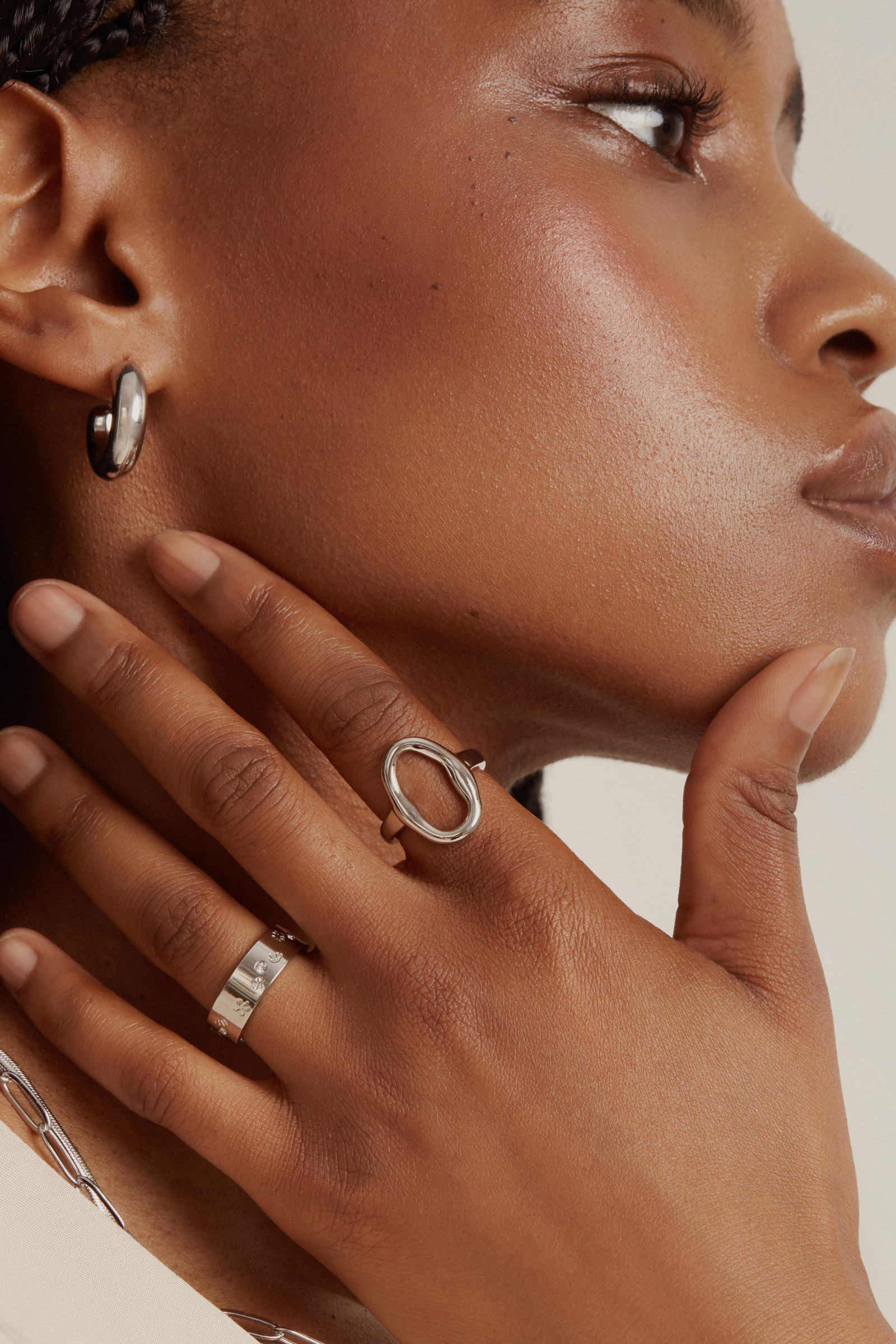 Iconic Earrings - Silver Earrings Twenty Compass   