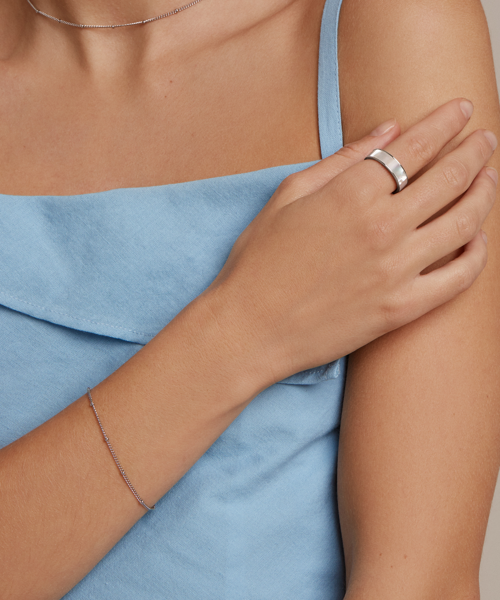 Flore Bracelet - Silver Bracelets Twenty Compass   