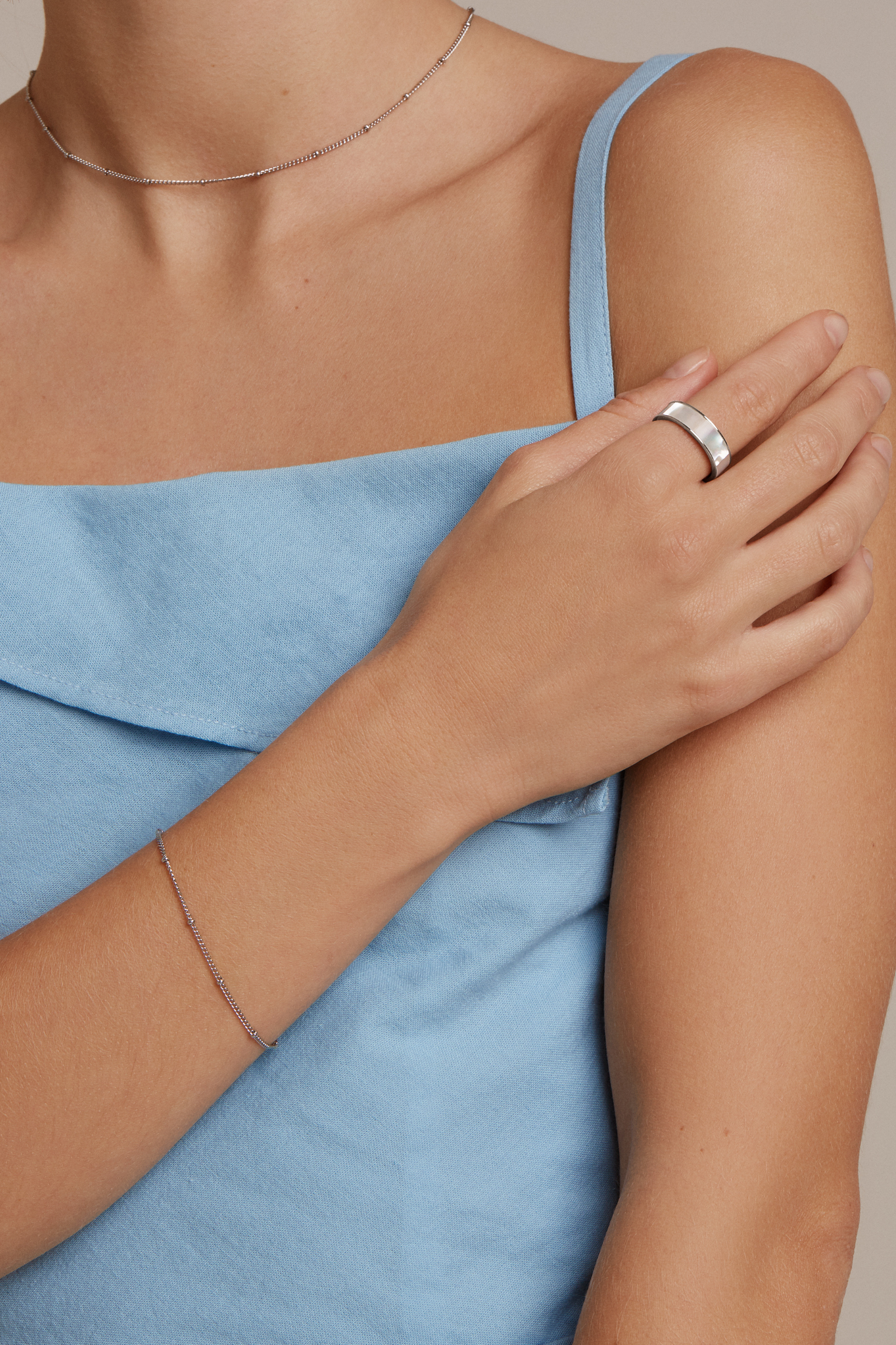 Flore Bracelet - Silver Bracelets Twenty Compass   