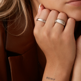 Basic Ring - Silver Rings Twenty Compass   