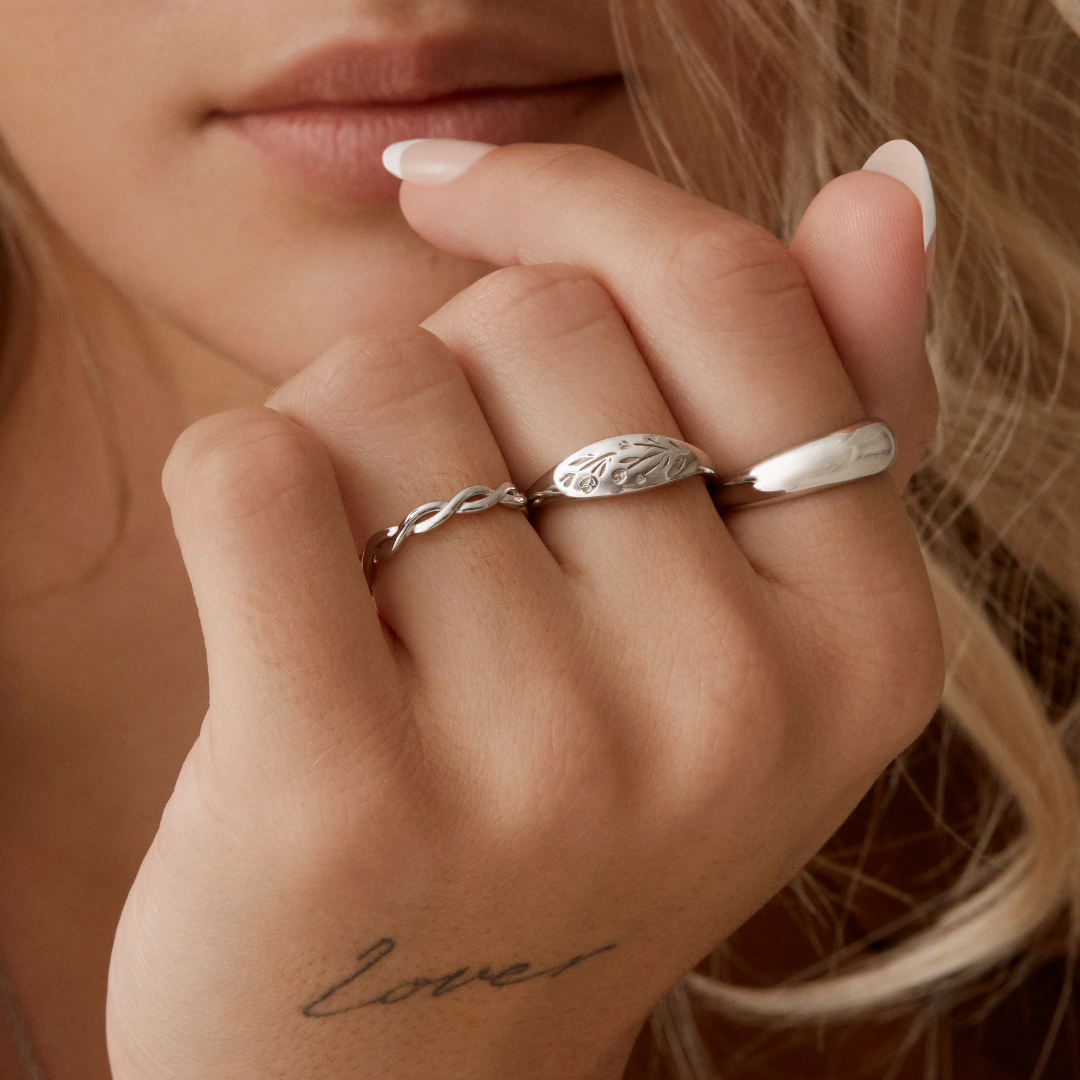 Braided Ring - Silver – Twenty Compass
