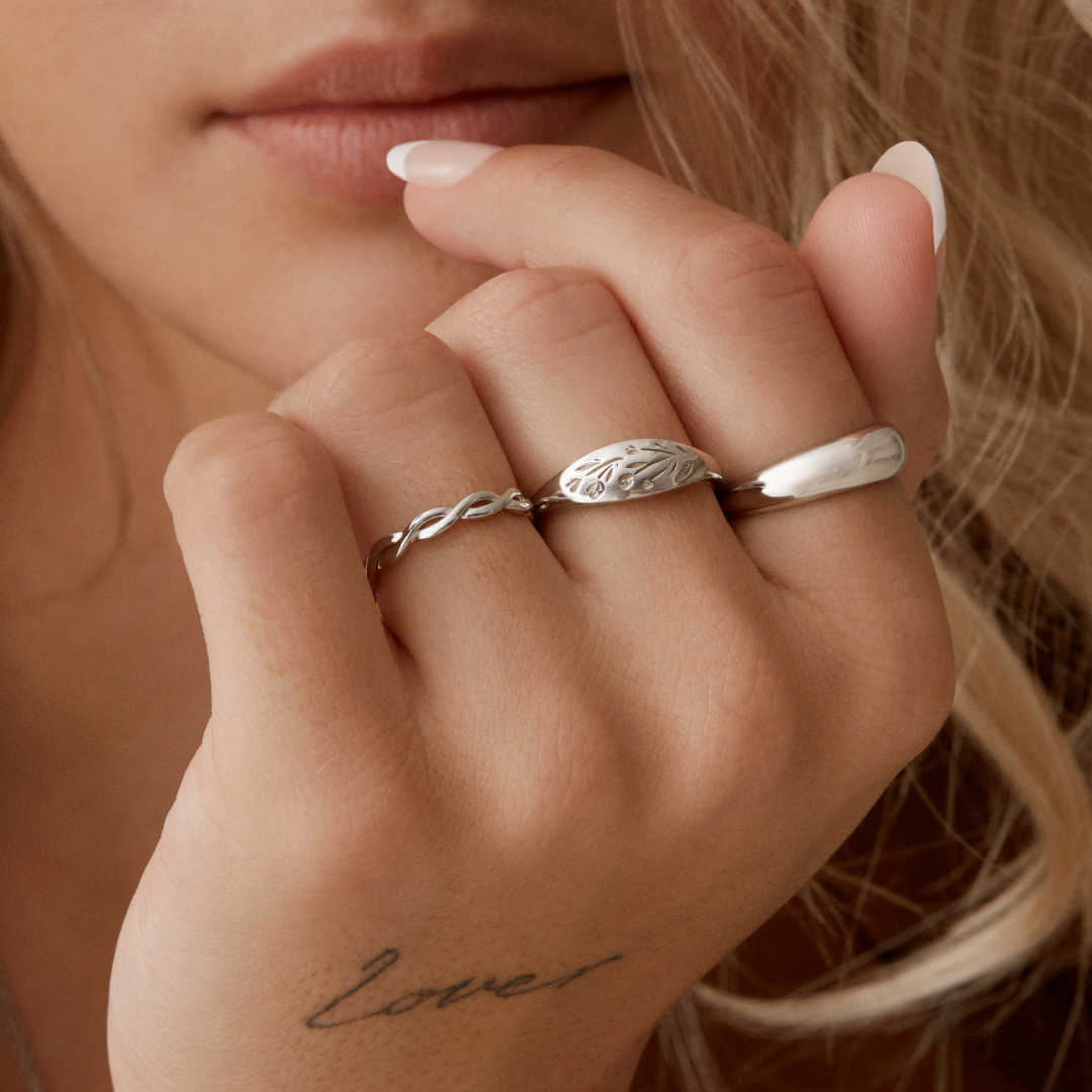 Braided Ring - Silver