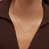 Letter Necklace - 10 Karat Gold Necklaces Compass Luxe   